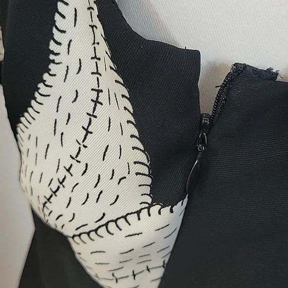 DRESSBARN Floral Dress Sz 14 Flowy Sexy Date Halter Coquette Boho Y2K Babydoll - Picture 4 of 7